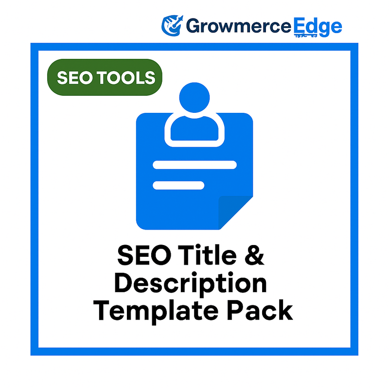 SEO Title & Description Template Pack